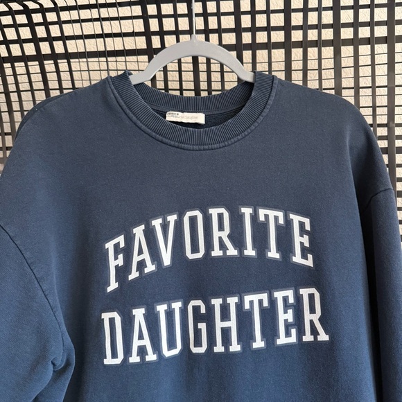 favorite daughter the collegiate sweatshirt navy - Picture 4 of 7